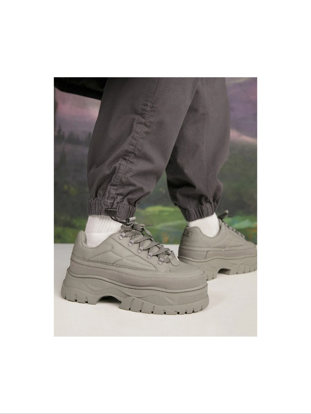 Authentic ASOS DESIGN Chunky Sole Sneakers - Size 8